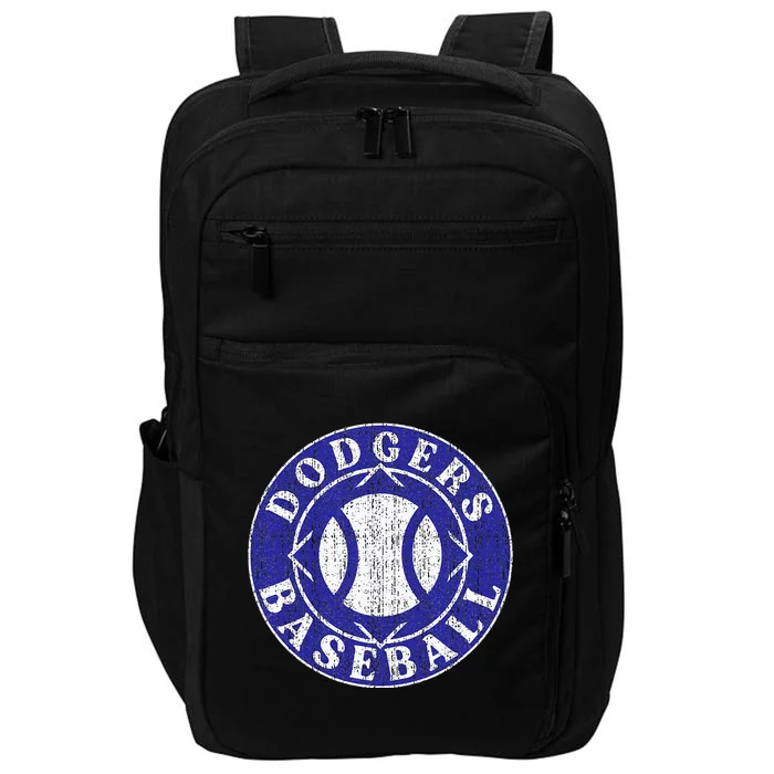 Dodger Baseball Crest Impact Tech Backpack