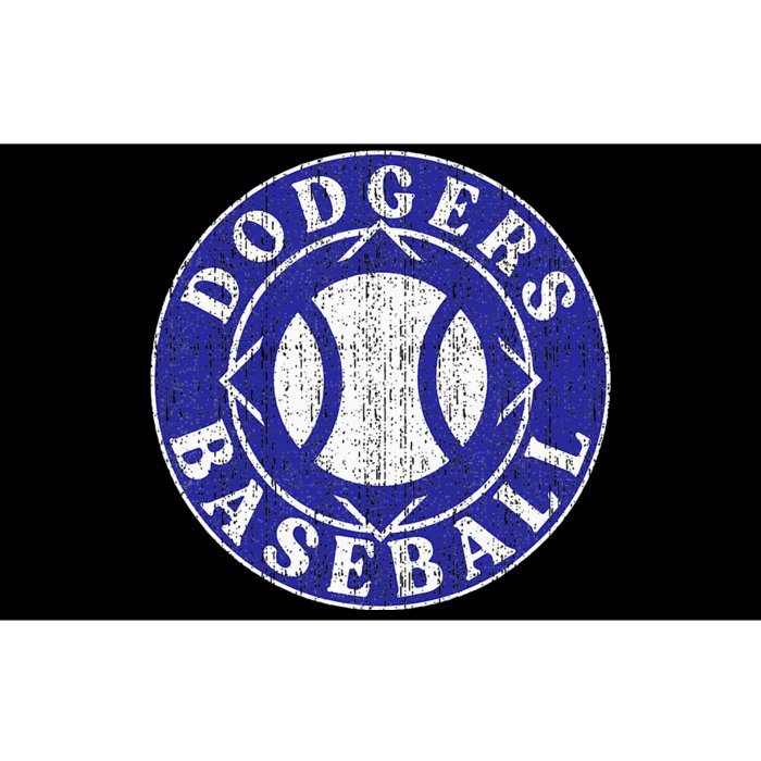 Dodger Baseball Crest Bumper Sticker