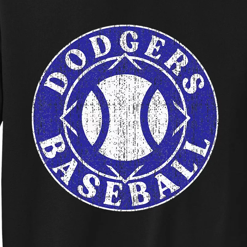 Dodger Baseball Crest Tall Sweatshirt