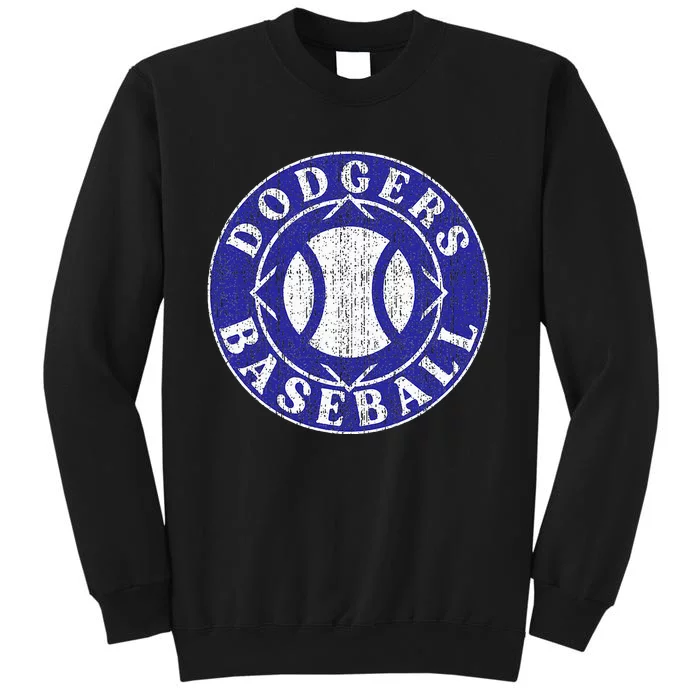 Dodger Baseball Crest Tall Sweatshirt