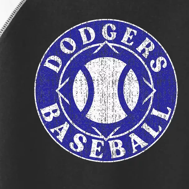 Dodger Baseball Crest Toddler Fine Jersey T-Shirt