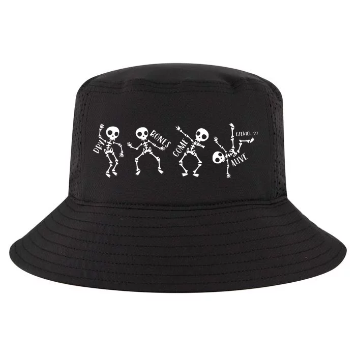 Dry Bones Come Alive Relaxed Funny Skeleton Dancing Cool Comfort Performance Bucket Hat