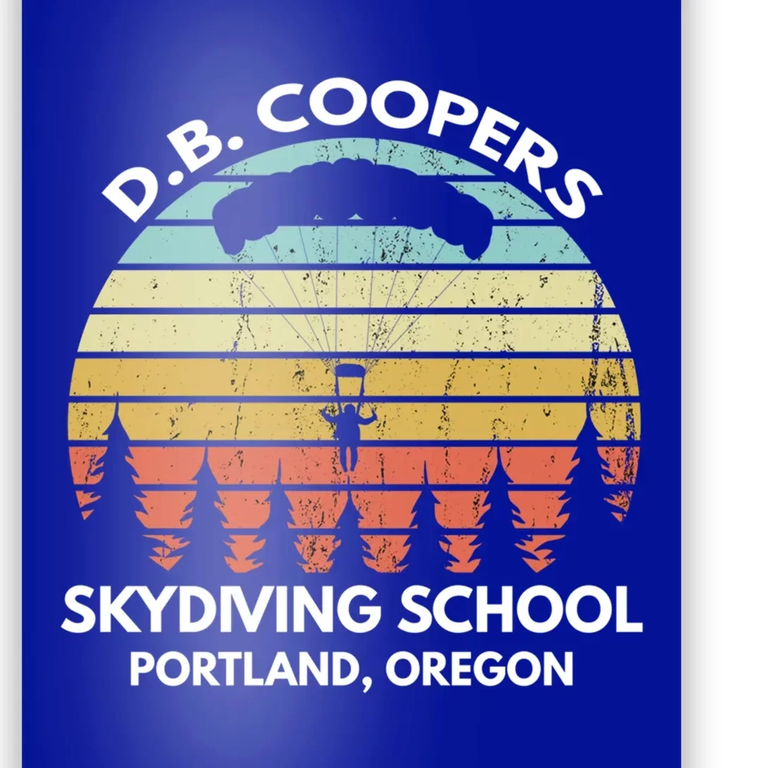 D B Coopers Skydiving School Portland Oregon Funny Cool Gift Poster