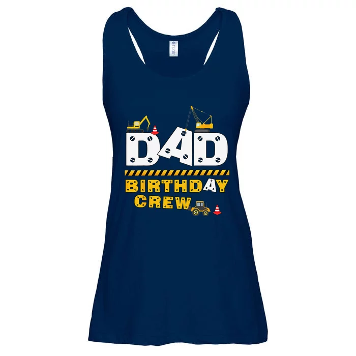 Dad Birthday Crew Construction Family Birthday Party Ladies Essential Flowy Tank