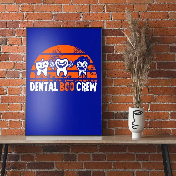 Dental Boo Crew Dentist Halloween Costume Dental Squad Gift Poster