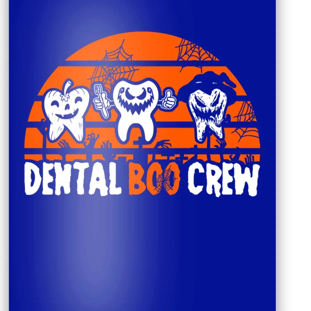 Dental Boo Crew Dentist Halloween Costume Dental Squad Gift Poster