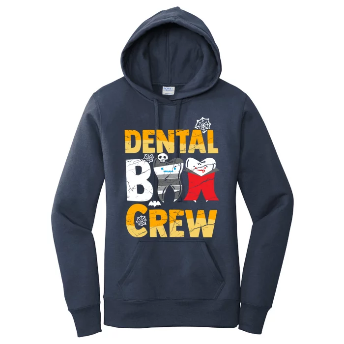 Dental Boo Crew For Dentist And Halloween Dental Assistant Gift Women's Pullover Hoodie