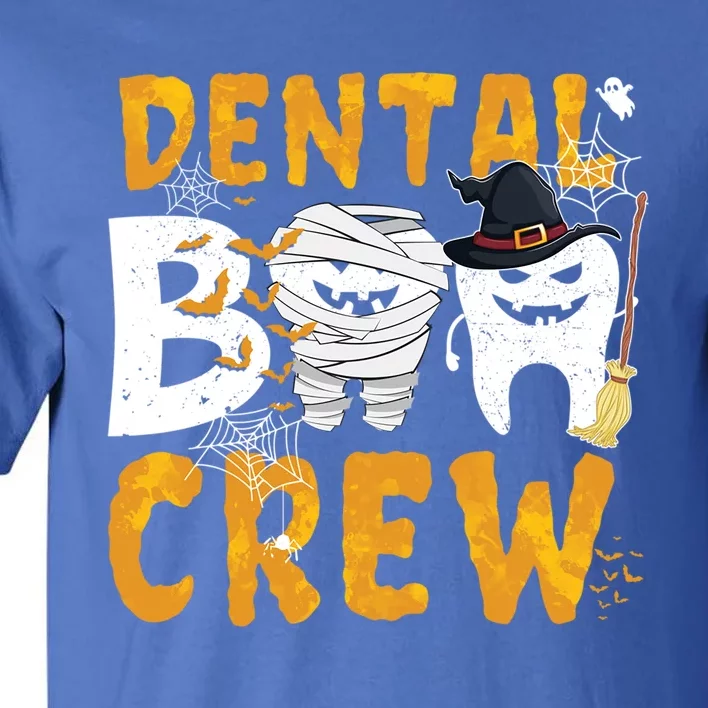 Dental Boo Crew Funny Dentist Assistant Halloween Costume Gift Tall T-Shirt