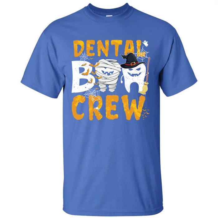 Dental Boo Crew Funny Dentist Assistant Halloween Costume Gift Tall T-Shirt