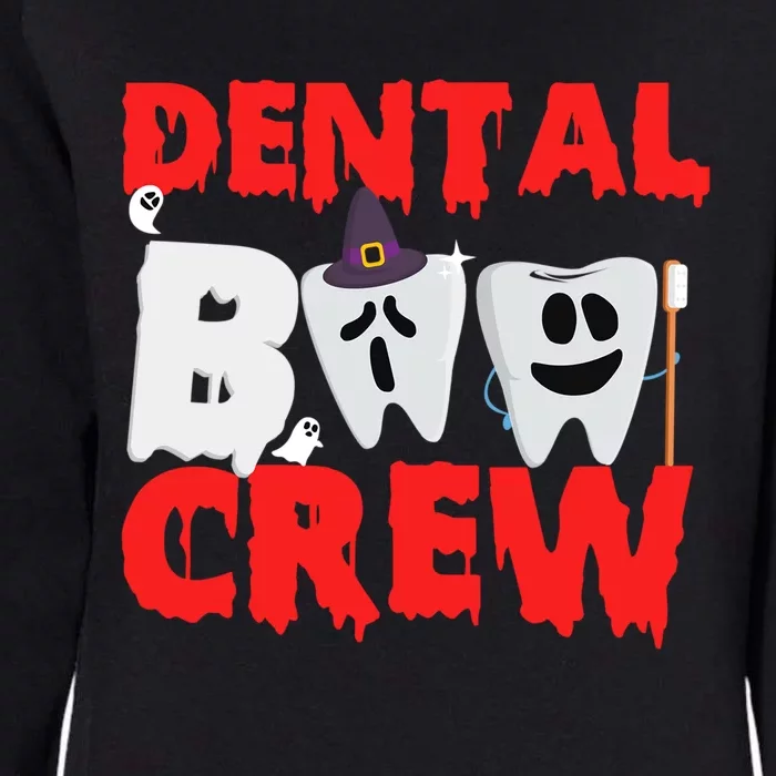 Dental Boo Crew Funny Dentist Assistant Halloween Costume Gift Womens California Wash Sweatshirt