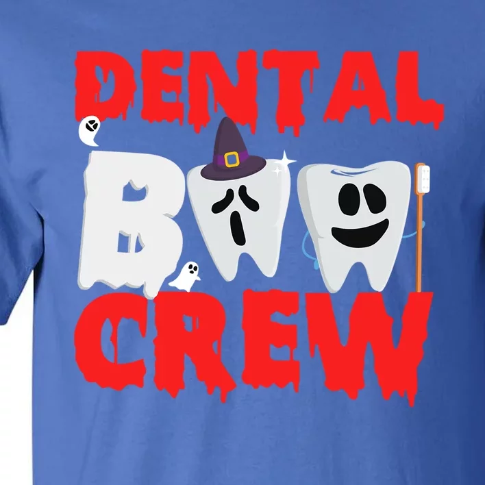 Dental Boo Crew Funny Dentist Assistant Halloween Costume Gift Tall T-Shirt