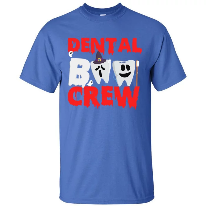 Dental Boo Crew Funny Dentist Assistant Halloween Costume Gift Tall T-Shirt