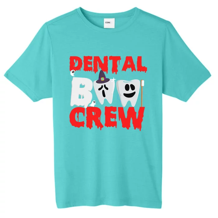 Dental Boo Crew Funny Dentist Assistant Halloween Costume Gift ChromaSoft Performance T-Shirt