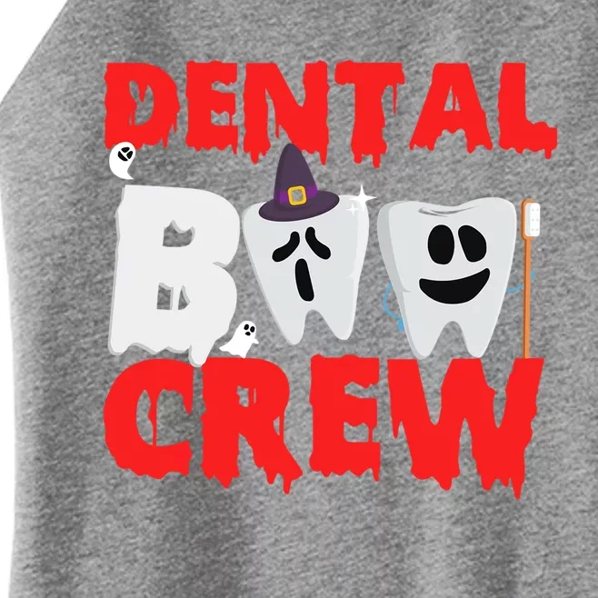 Dental Boo Crew Funny Dentist Assistant Halloween Costume Gift Women’s Perfect Tri Rocker Tank