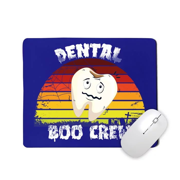 Dental Boo Crew Funny Dentist Halloween Costume Vintage Gift Mousepad