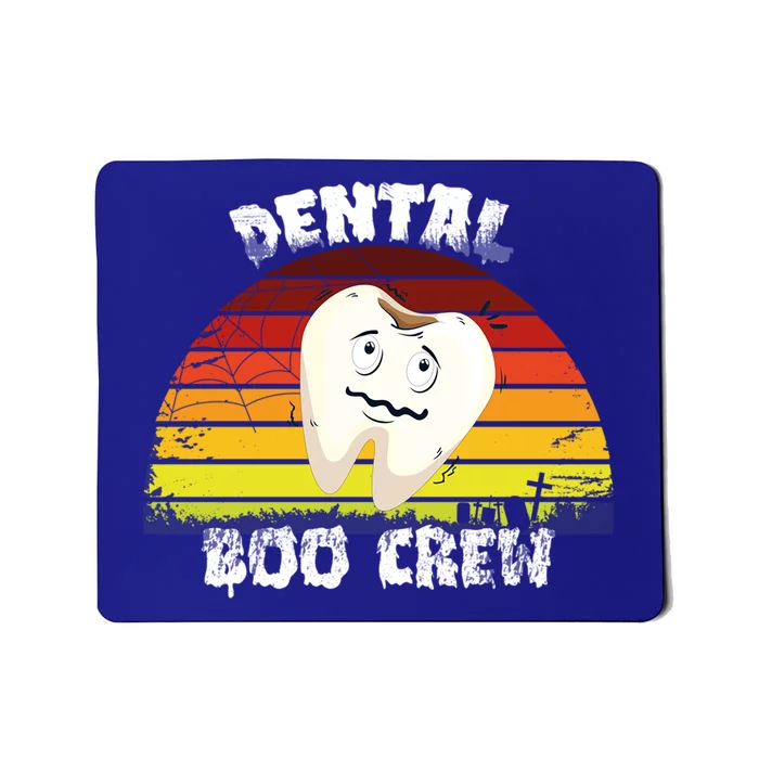 Dental Boo Crew Funny Dentist Halloween Costume Vintage Gift Mousepad