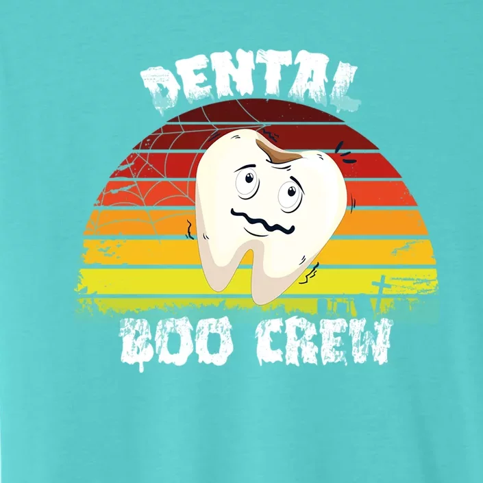 Dental Boo Crew Funny Dentist Halloween Costume Vintage Gift ChromaSoft Performance T-Shirt