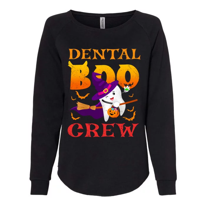 Dental Boo Crew Funny Dentists Halloween Costume Matching Meaningful Gift Womens California Wash Sweatshirt