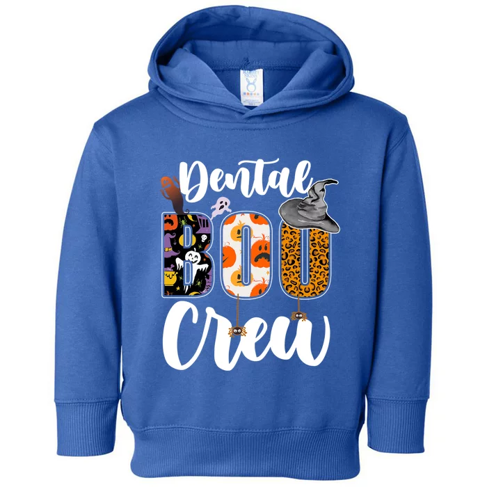 Dental Boo Crew Ghost Funny Dentist And Assistants Halloween Gift Toddler Hoodie