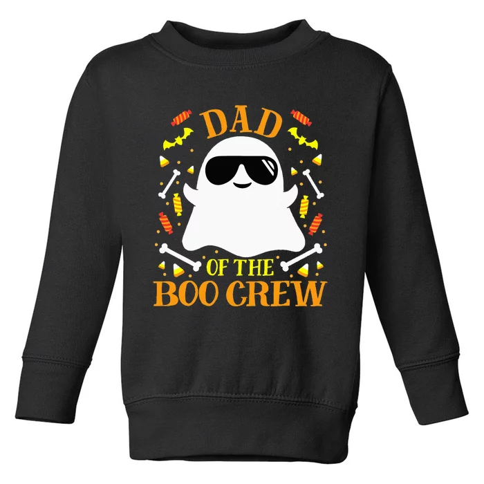 Dad Boo Crew Ghost Matching Family Set Group Halloween Toddler Sweatshirt