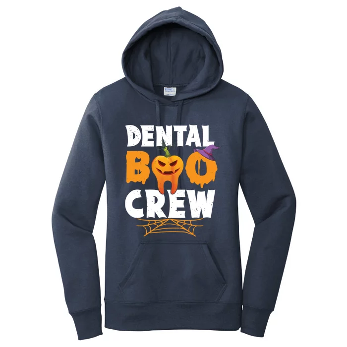 Dental Boo Crew Halloween Dentist Dentistry Tooth Lover Cute Gift Women's Pullover Hoodie