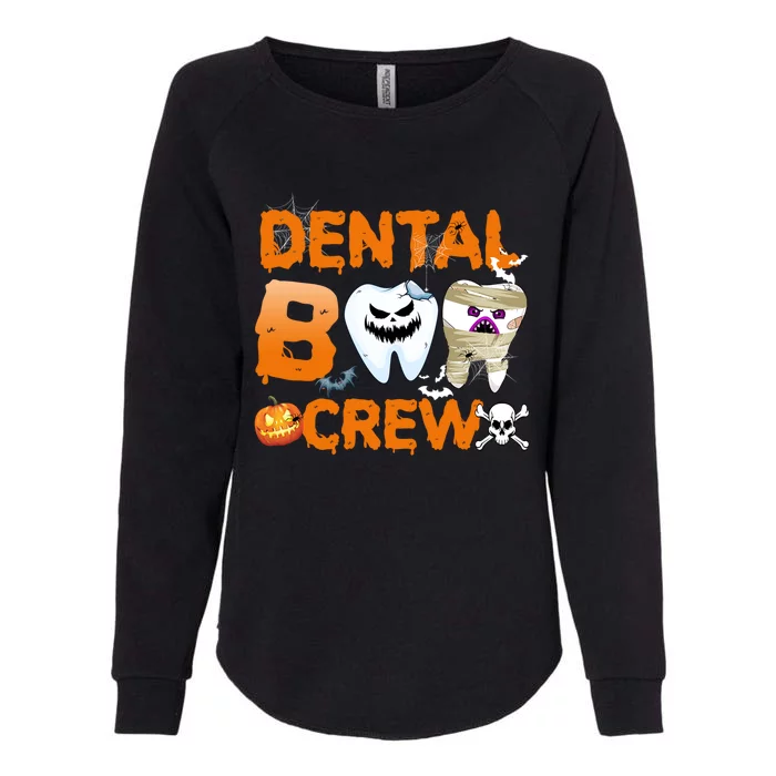 Dental Boo Crew Halloween Dentists Dental Asst Matching Gift Womens California Wash Sweatshirt