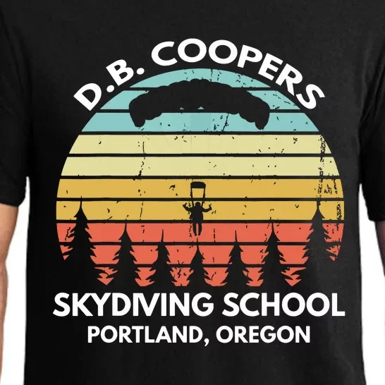 D. B. Coopers Skydiving School Portland, Oregon Funny Pajama Set