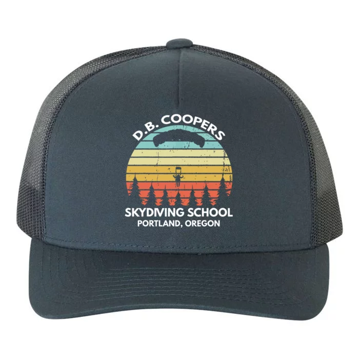 D. B. Coopers Skydiving School Portland, Oregon Funny Yupoong Adult 5-Panel Trucker Hat