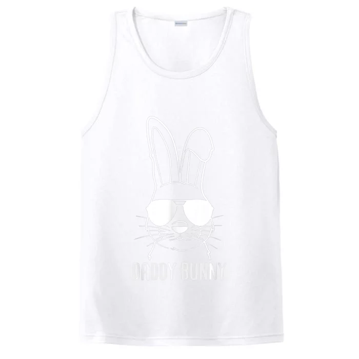 Daddy Bunny Cute Bunny Face Matching Family Easter Shirt Performance Tank