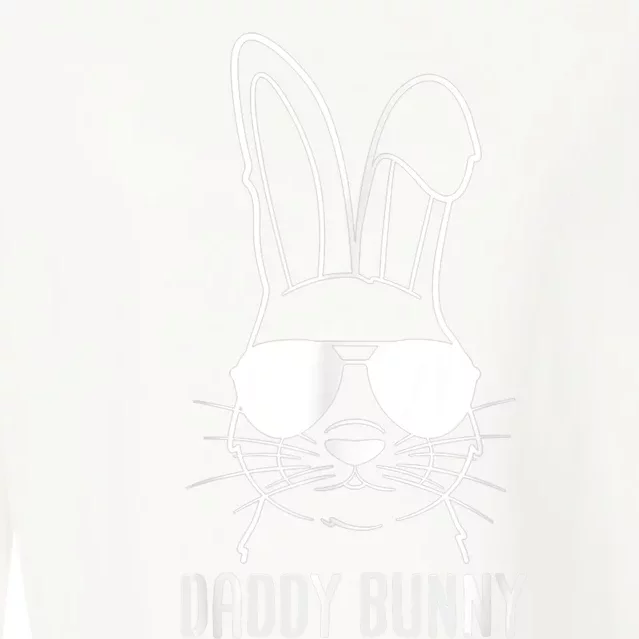 Daddy Bunny Cute Bunny Face Matching Family Easter Shirt Cropped Pullover Crew