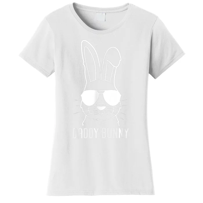 Daddy Bunny Cute Bunny Face Matching Family Easter Shirt Women's T-Shirt