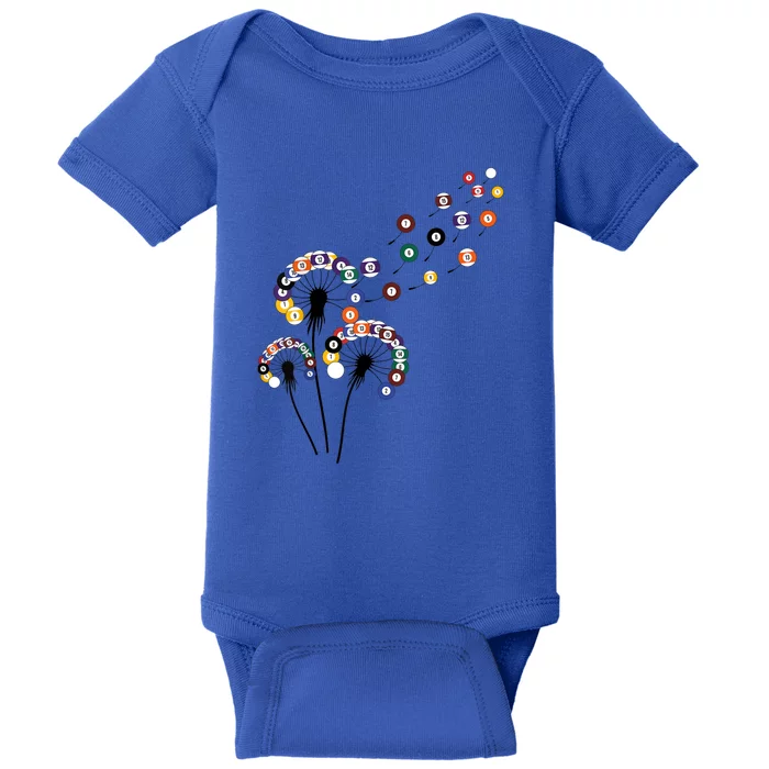 Dandelion Billiard Cute Billiard Player Snooker Gift Baby Bodysuit