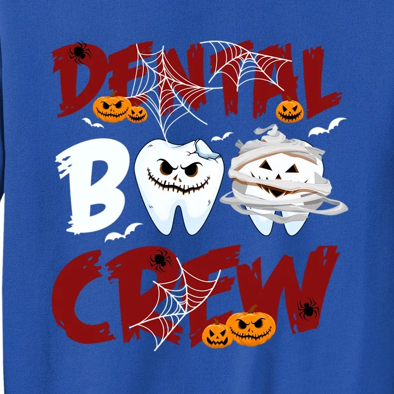 Dental Boo Crew Halloween Funny Dentist Assistant Gift Tall Sweatshirt