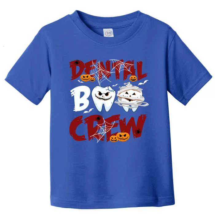 Dental Boo Crew Halloween Funny Dentist Assistant Gift Toddler T-Shirt