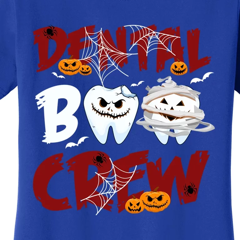 Dental Boo Crew Halloween Funny Dentist Assistant Gift Women's T-Shirt