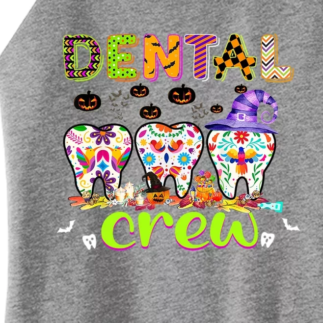 Dental Boo Crew Halloween Funny Dentist Assistant Gift Women’s Perfect Tri Rocker Tank