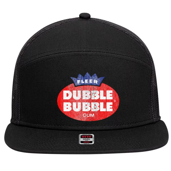 Dubble Bubble Classic Oval 7 Panel Mesh Trucker Snapback Hat