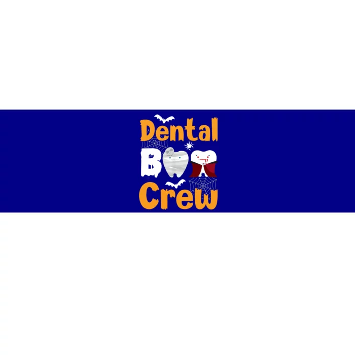 Dental Boo Crew Halloween Funny Dentist Assistant Gift Bumper Sticker