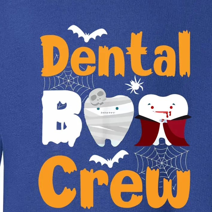 Dental Boo Crew Halloween Funny Dentist Assistant Gift Toddler Sweatshirt