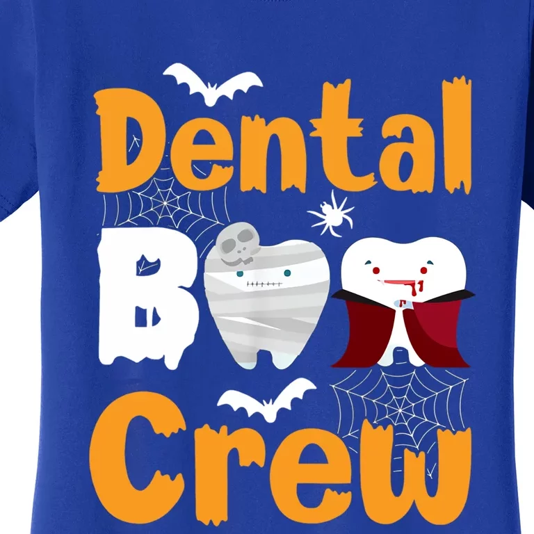 Dental Boo Crew Halloween Funny Dentist Assistant Gift Women's T-Shirt