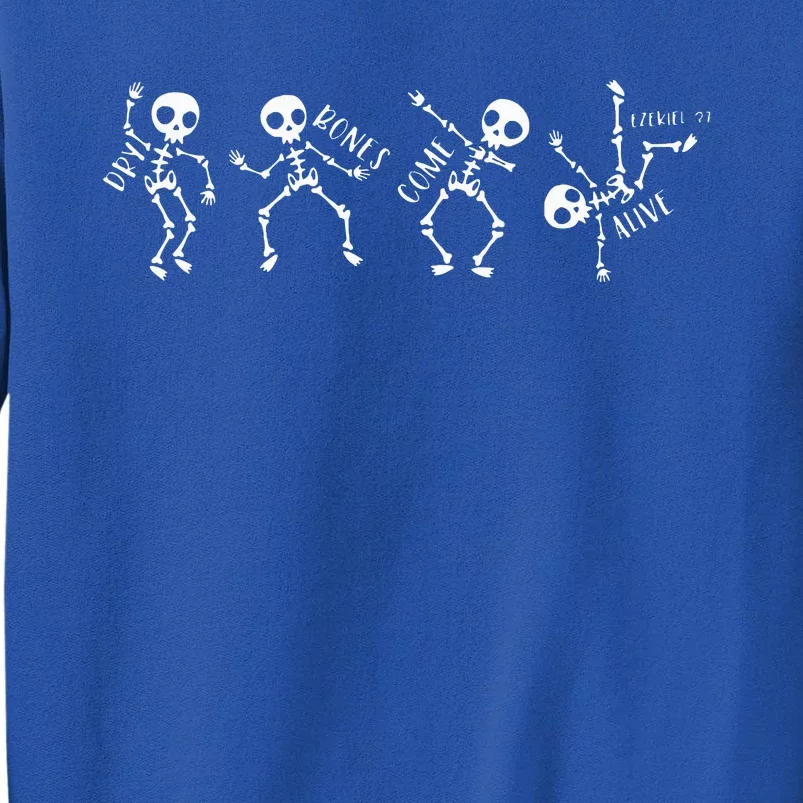 Dry B.ones Come Alive Relaxed Funny Skeleton Dancing Tall Sweatshirt