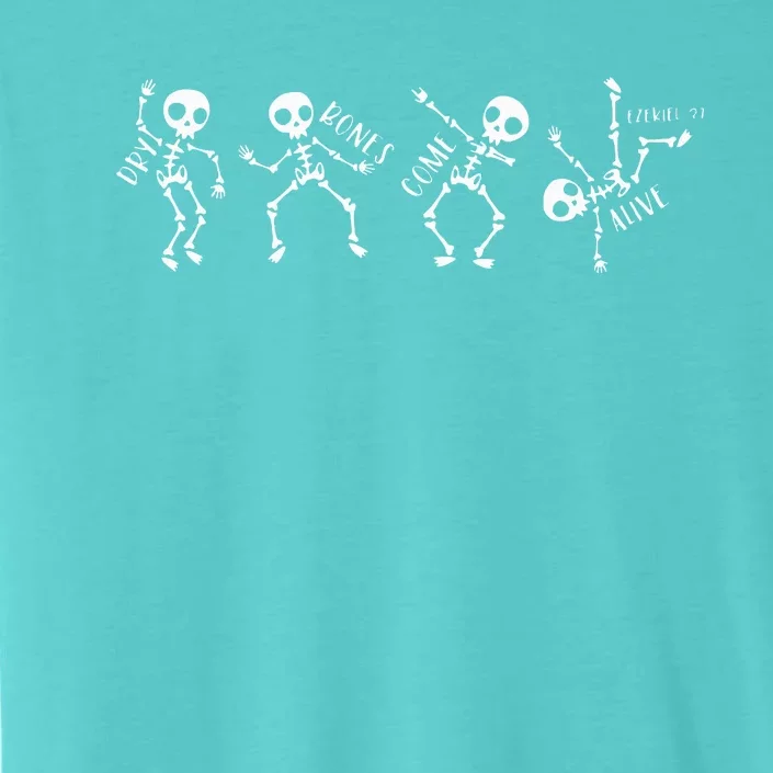 Dry B.ones Come Alive Relaxed Funny Skeleton Dancing ChromaSoft Performance T-Shirt