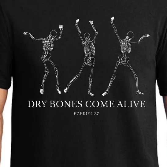 Dry Bones Come Alive Funny Skeleton Dancing Pajama Set