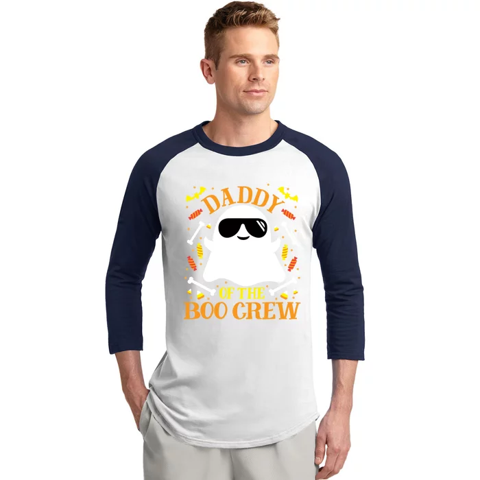 Daddy Boo Crew Ghost Matching Family Set Group Dad Halloween Gift Baseball Sleeve Shirt