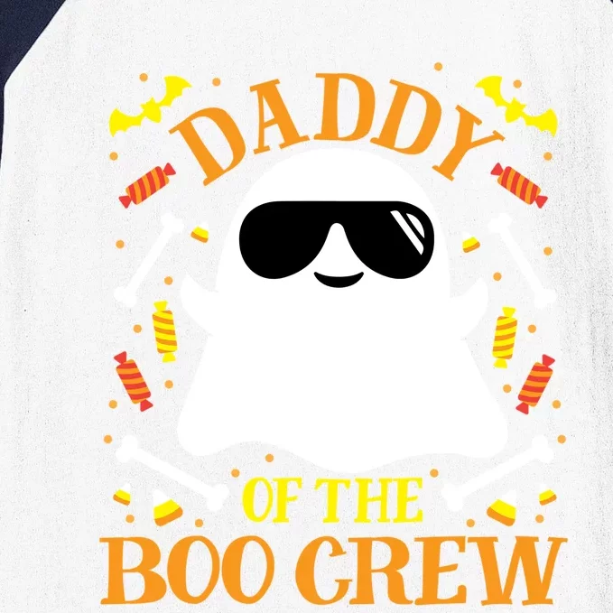 Daddy Boo Crew Ghost Matching Family Set Group Dad Halloween Gift Baseball Sleeve Shirt