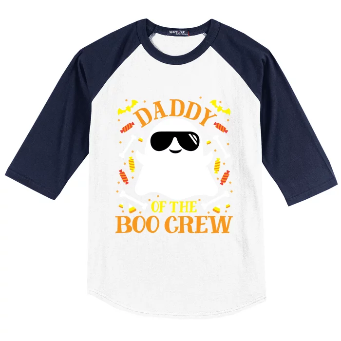 Daddy Boo Crew Ghost Matching Family Set Group Dad Halloween Gift Baseball Sleeve Shirt