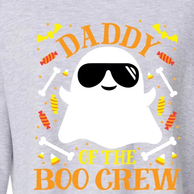 Daddy Boo Crew Ghost Matching Family Set Group Dad Halloween Gift Cropped Pullover Crew