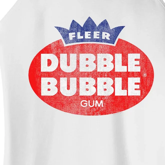 Dubble Bubble Classic Oval Women’s Perfect Tri Rocker Tank