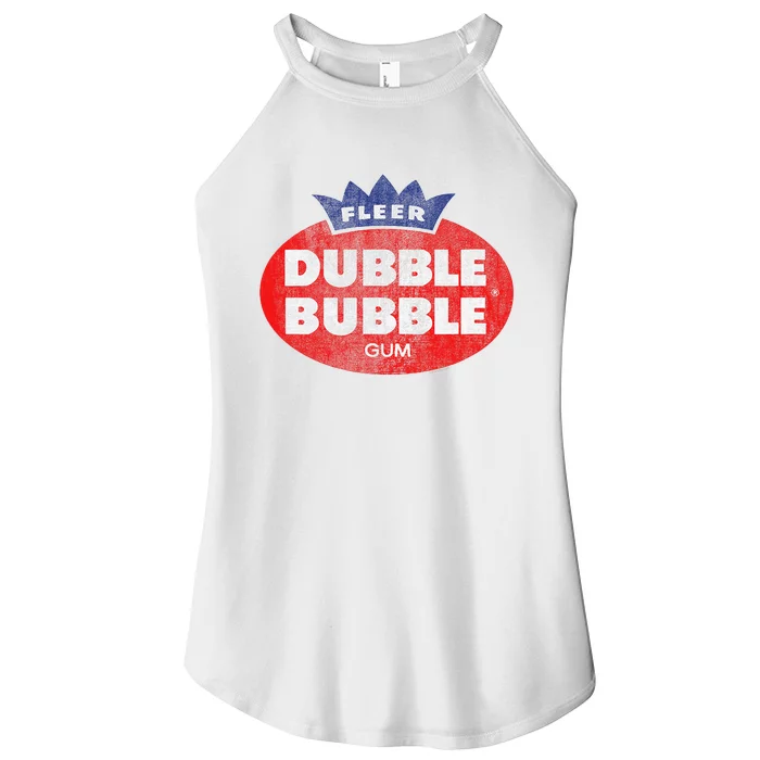 Dubble Bubble Classic Oval Women’s Perfect Tri Rocker Tank