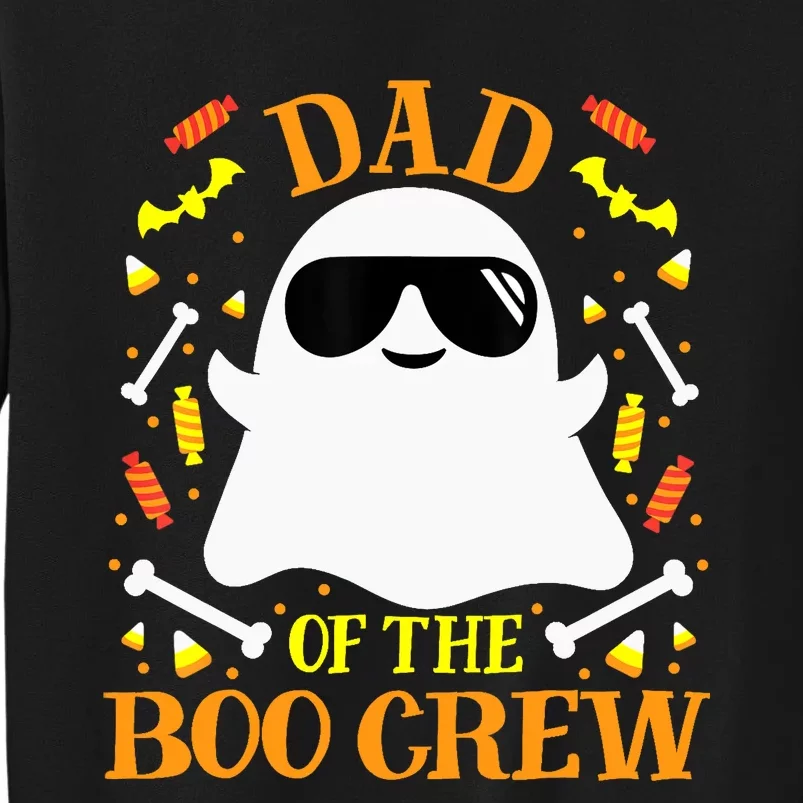 Dad Boo Crew Ghost Matching Family Set Groups Halloween Sweatshirt